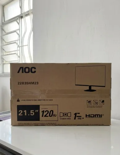 Monitor AOC 21.5 120HZ 1MS - NOVO LACRADO + GARANTIA