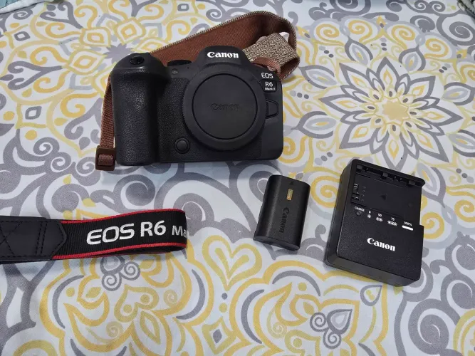 Canon R6 Mark II impecável, único dono.