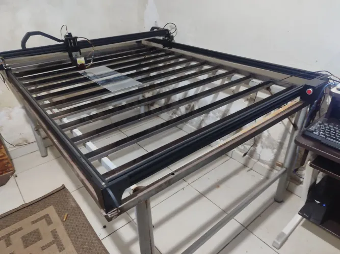  Máquina Laser 20W 1,50x0,90m - Corte e Gravação - Oportunidade