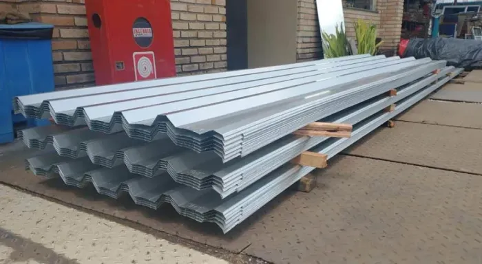 Telhas de zinco novas / Telhas metálicas / Telhas galvalume / Telha de aluminio