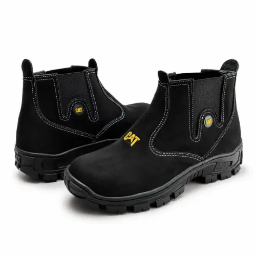 bota em couro e palmilha em gel( 38,40,41,42,44 )