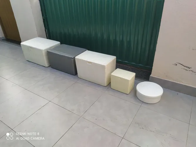 Caixa de isopor