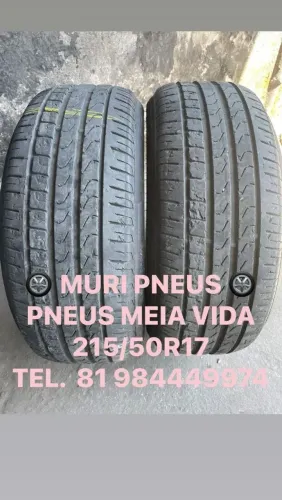 PNEUS 215/50R17 PNEU 215/50R17 PNEUS USADOS 215/50R17 PNEUS MEIA VIDA 215/50R17 SEMINOV
