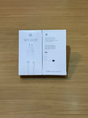 Kit Carregador USB-C 25W + Cabo USB-C para Lightning | Carga Rápida | Novo