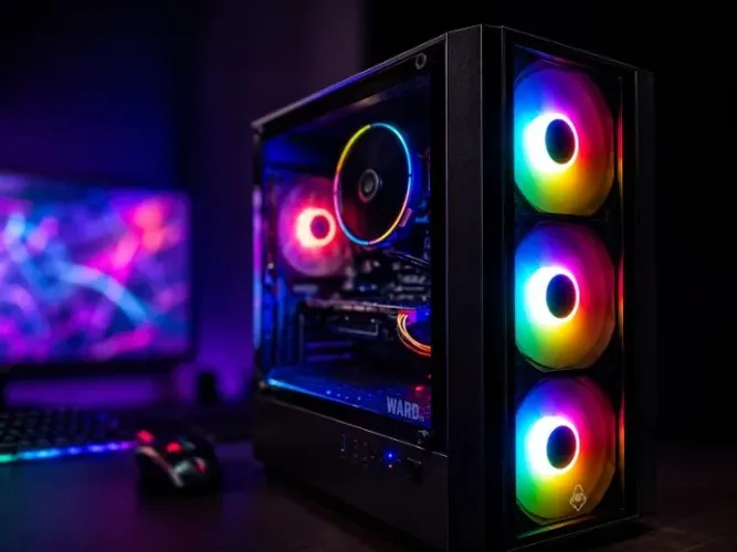 PC Gamer RGB Completo + Monitor 75Hz | GTX 1050 Ti | 12GB RAM | SSD Rápido | Pronto para J