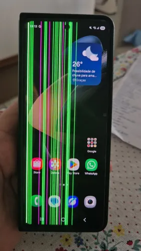 Samsung Galaxy Z fold 4 - com defeito tela