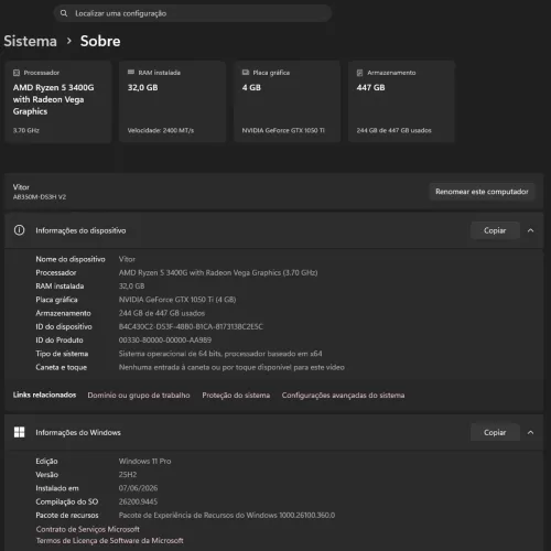 Vendo PC Gamer 