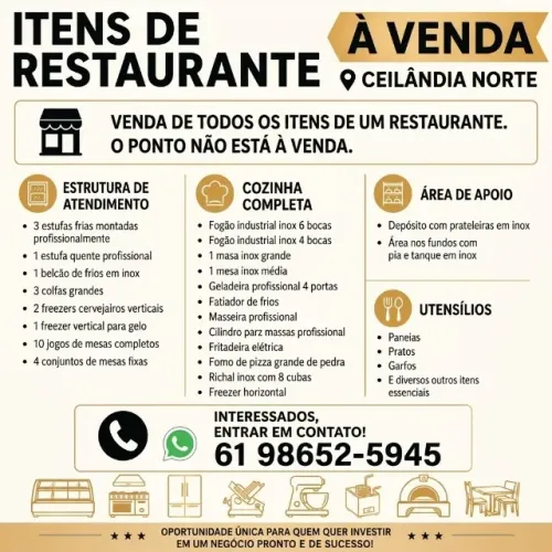 Itens de Restaurante (COMPLETO)