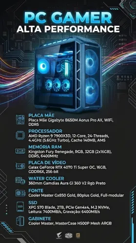 PC alta performance - Game / Studio