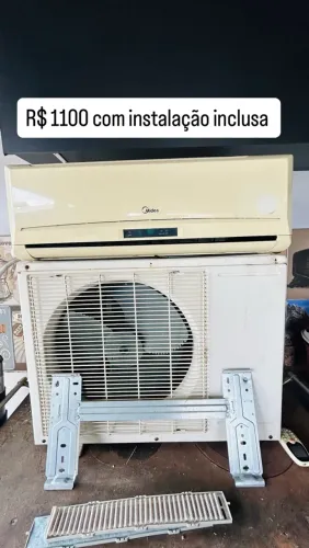 Ar condicionado com instalação inclusa
