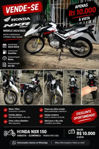 VENDO MOTO POR 10MIL