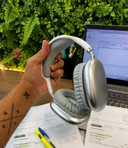 Fone de ouvido headset A1 pro Max super bass