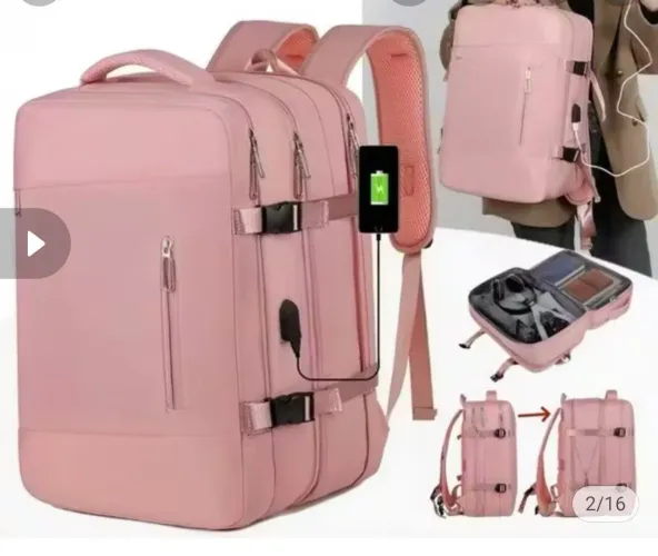 Mochila excultiva notebook pra viagem abordo de avião