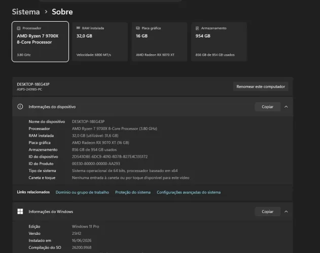 Ryzen 7 9700x