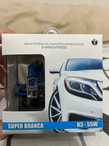 Lâmpada super branca H3 12v