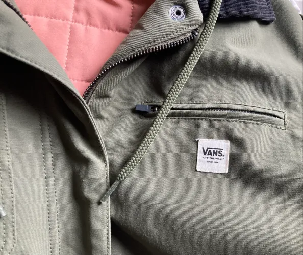 Parka Vans americana verde militar tam m