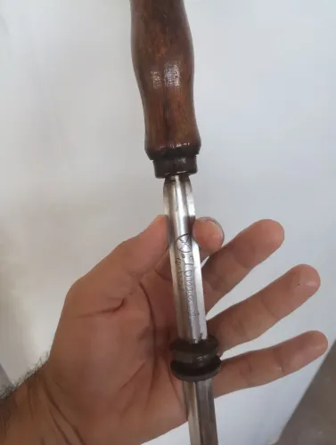 Espeto para churrasqueira em aço inox