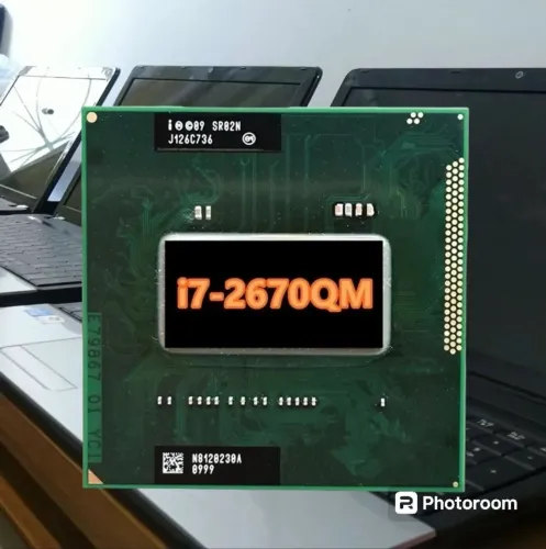 Processador i7 2670 qm 2.2 a tubo 2.8 socket 998rpga 