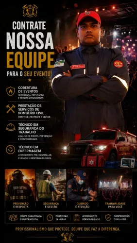 bombeiro civil/Socorrista/Técnico em enfermagem