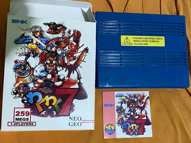 Cartucho WAKU WAKU 7 REPROGRAMADO para neo geo MVS