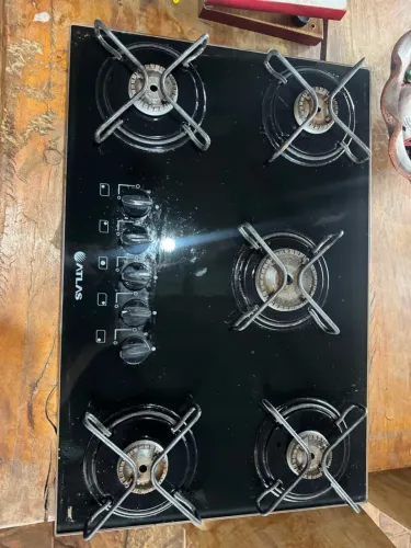 Fogão cooktop atlas 5 bocas 