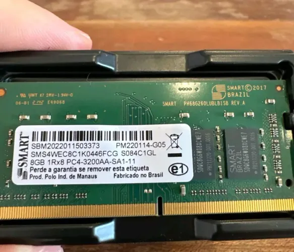 MEMÓRIA RAM SMART 8GB 3200 DDR4