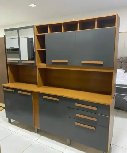 KIT COZINHA 8 PORTAS 2 GAVETAS