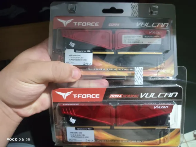 16 ram(2x8) ddr4 3000 mhz Vulcan