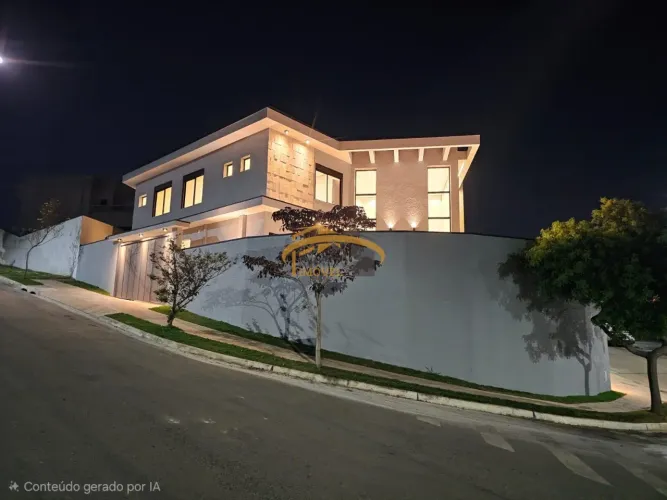 Sobrado de Luxo à Venda em Santana de Parnaíba-SP, no Villas do Jaguari: 5 Quartos, 4 Suít
