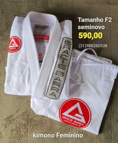 Kimono Gracie Barra Feminino F2