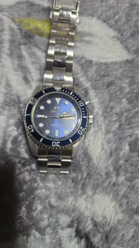 Relogio orient automático azul