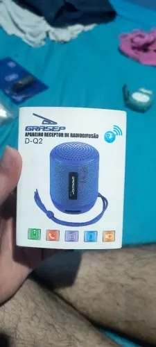 Caixinha de som nunca usada Grasep D-Q2 Azul