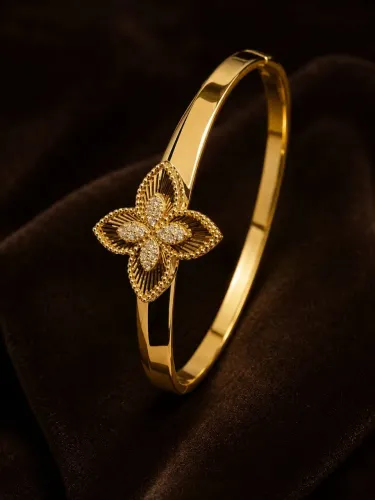 Bracelete Flower em Ouro 18K