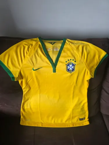 Camisa Seleção Brasileira Nike Original Dri-Fit feminina tamanho G