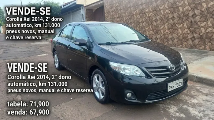 Toyota Corolla XEI 2.0 Flex 16V Aut. 2014