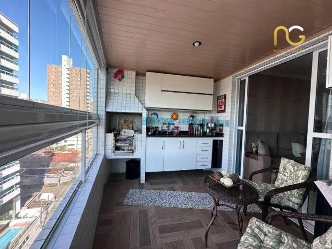 Apartamento com 2 dormitórios à venda, 93 m² por R$ 560.000,00 - Aviação - Praia Grande/SP