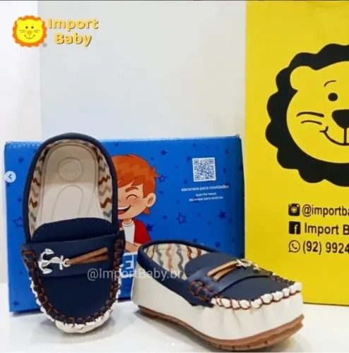 Mocassim NOVO calçado masculino infantil