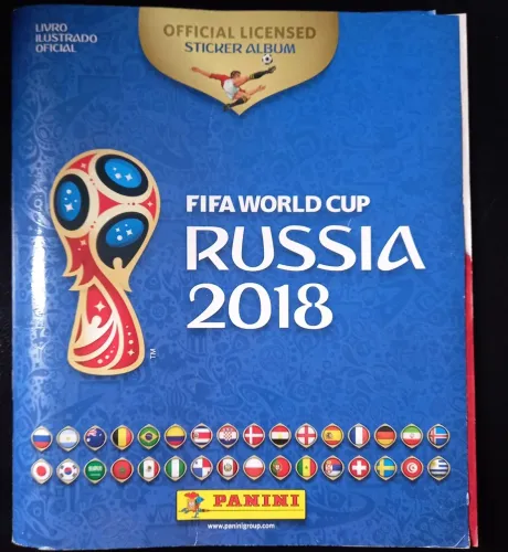 Álbum Copa do Mundo 2018 Completo Excelente Estado