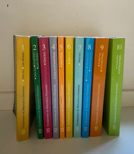 Coleção Fundamentos Matemática Elementar 10 Volumes.