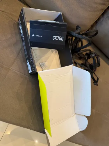 fonte corsair cx750 novíssima 