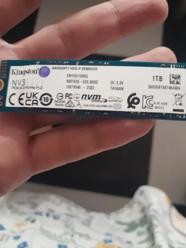 Ssd Kingston NV3 de 1TB<br>Kingston<br>KingstonKingston NV3