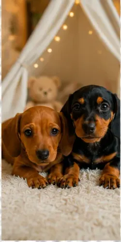Cãozinho Teckel/Dachshund/Salsicha/Salsichinha/Basset/Cofap curiosos e carinhosos