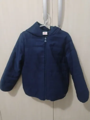 Jaqueta infantil azul unissex