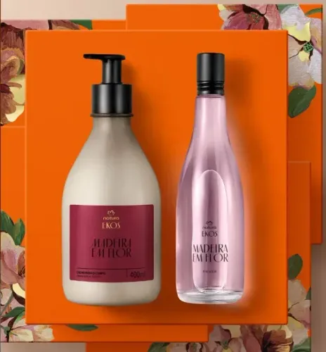 Kit Colonia e Hidratante Madeira em Flor Natura