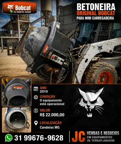 Betoneira Bobcat para mini carregadeira universal