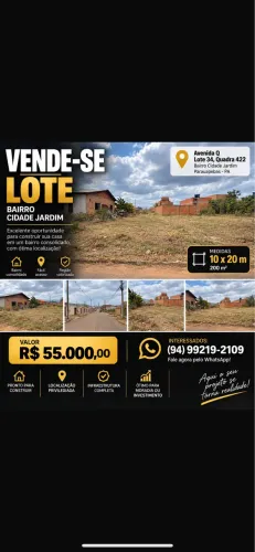 Lote Cidade Jardim