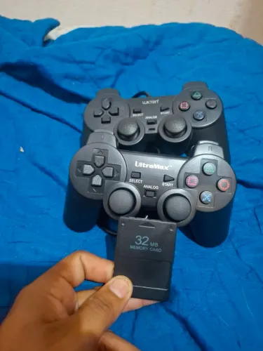 Kit controles e Memory card ps2