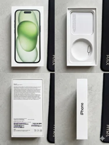 Caixa Original iPhone 15 Preto (Black) 128GB - Estado de Nova