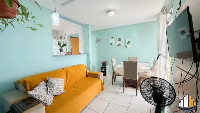 Apartamento 3 Quartos (1 Suíte) ao lado do Parque Shopping Bahia Ville Costa dos Coqueiro