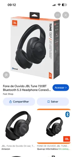 Headset JBL 720bt